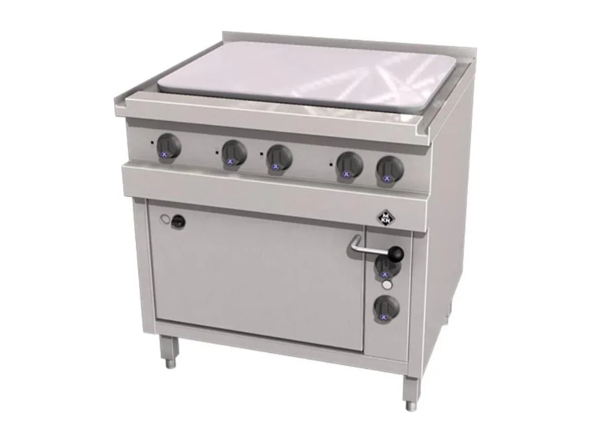 MKN Cast Iron Cooking Table 2123506 – 4 Zone, Electric, Optima 700
